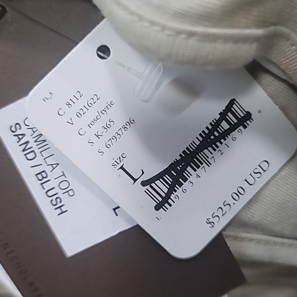 Free People x Nicholas K Kamila Top in Sand/Blush - Picture 13 of 14